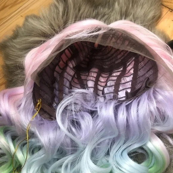 22” RAINBOW UNICORN BODY WAVY LACE FRONT *NEW*